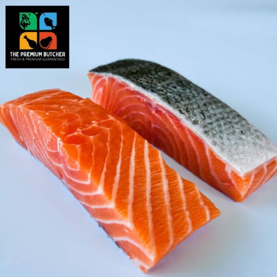 Salmon Norway  Cleaned Fillet With Skin