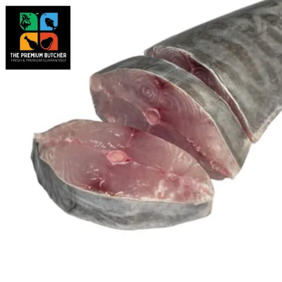 King Fish  Seer Fish  Surmai  Neymeen Portion Cleaned Two Finger Slice